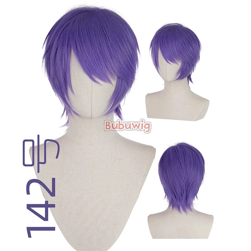 Bubuwig Synthetic Hair Short Straight Cosplay Wig – 70+ Colors, 12 Inch