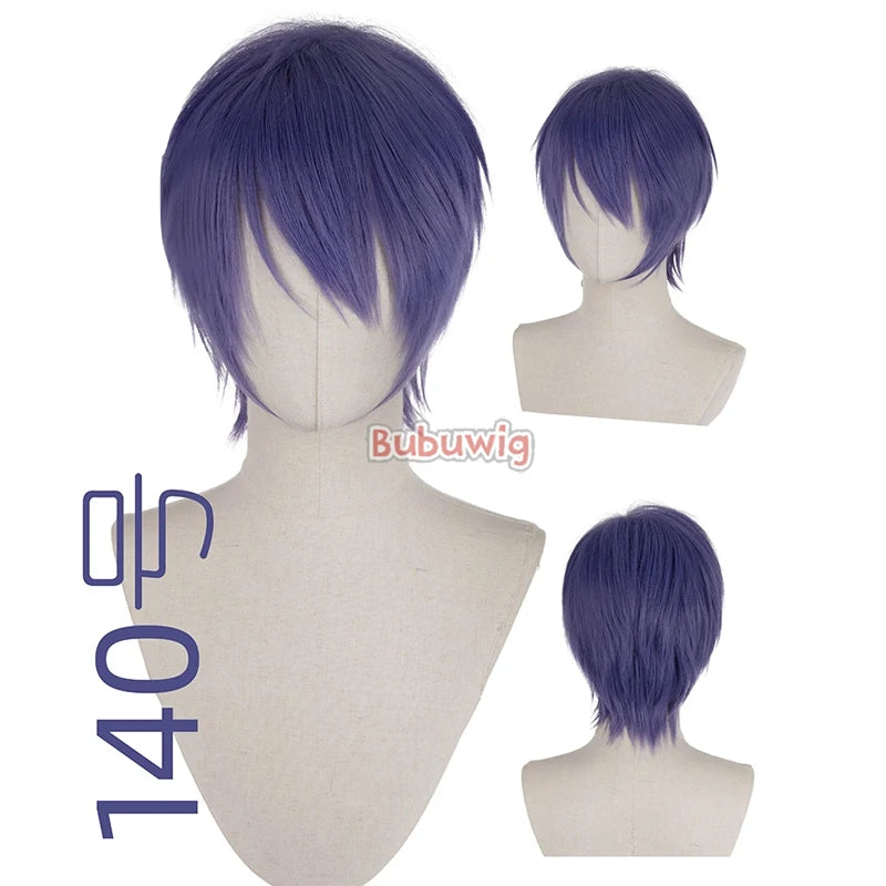 Bubuwig Synthetic Hair Short Straight Cosplay Wig – 70+ Colors, 12 Inch