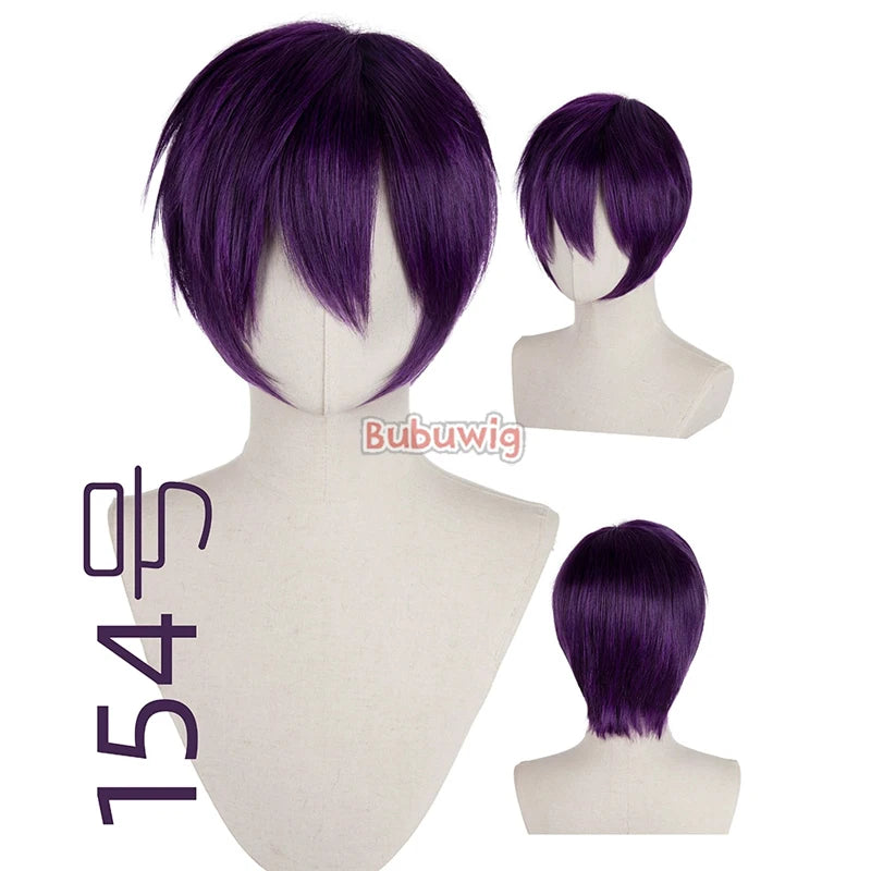 Bubuwig Synthetic Hair Short Straight Cosplay Wig – 70+ Colors, 12 Inch