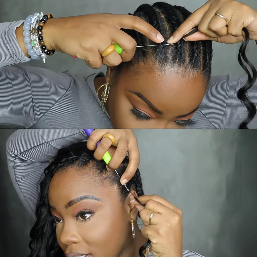 Body Wave Pre-Separated Crochet Hair Extensions – 100% Remy Human Hair