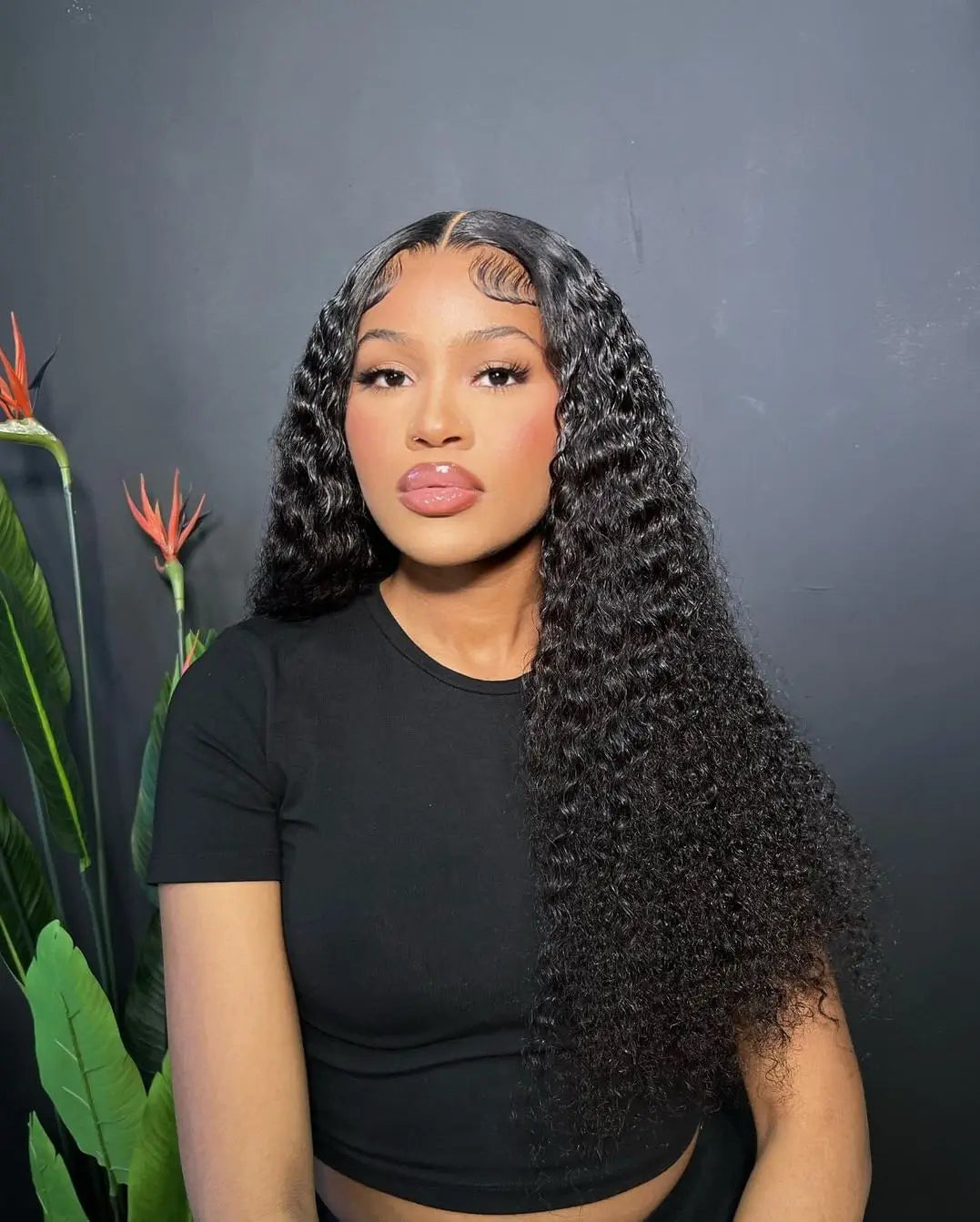 300% High Density HD Lace Front Wig (13x4 / 13x6) – Brazilian Remy Deep Wave Human Hair, Glueless (40–50 Inch)