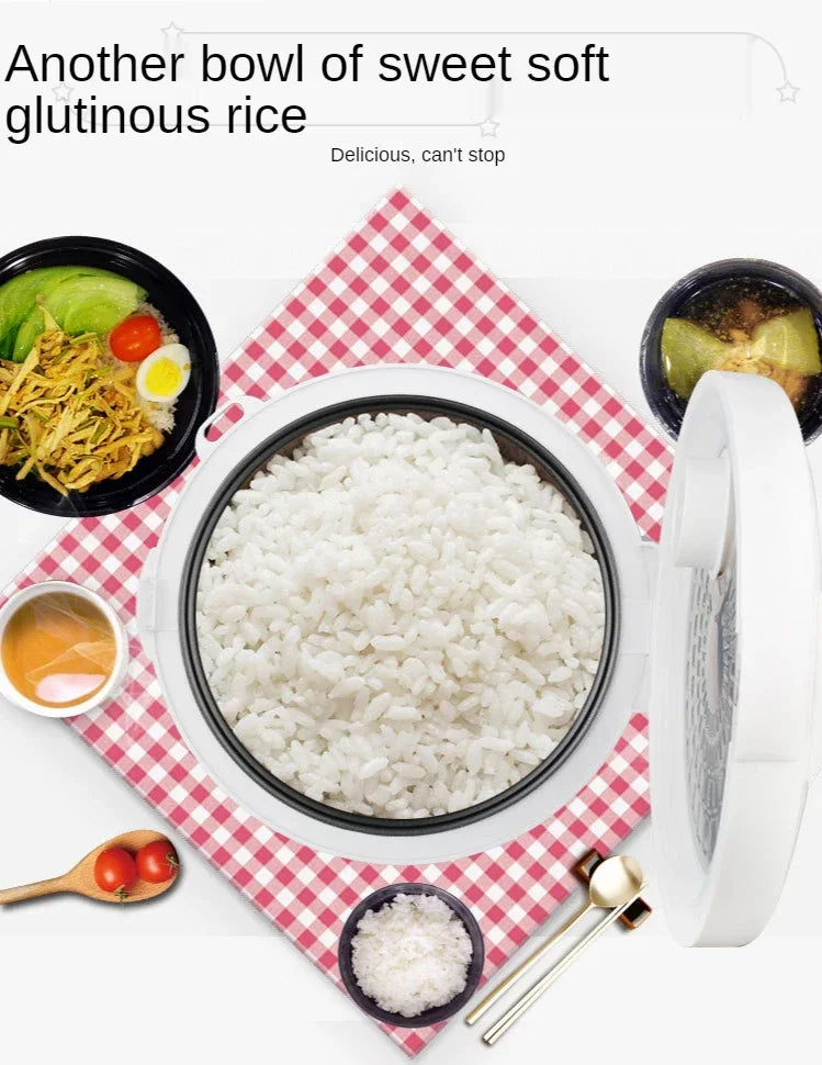 2L Electric Rice Cooker – Multifunctional Non-Stick Cooker for Rice, Soup, Cake & Stew