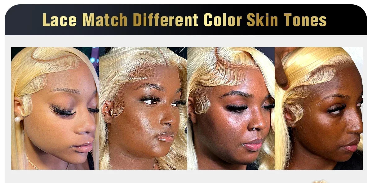 613 Blonde Straight 13x6 HD Lace Front Virgin Brazilian Human Hair Wig