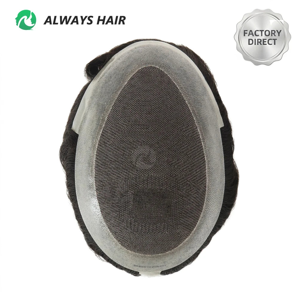 Australia Toupee for Men | French Lace & PU Base Human Hair System