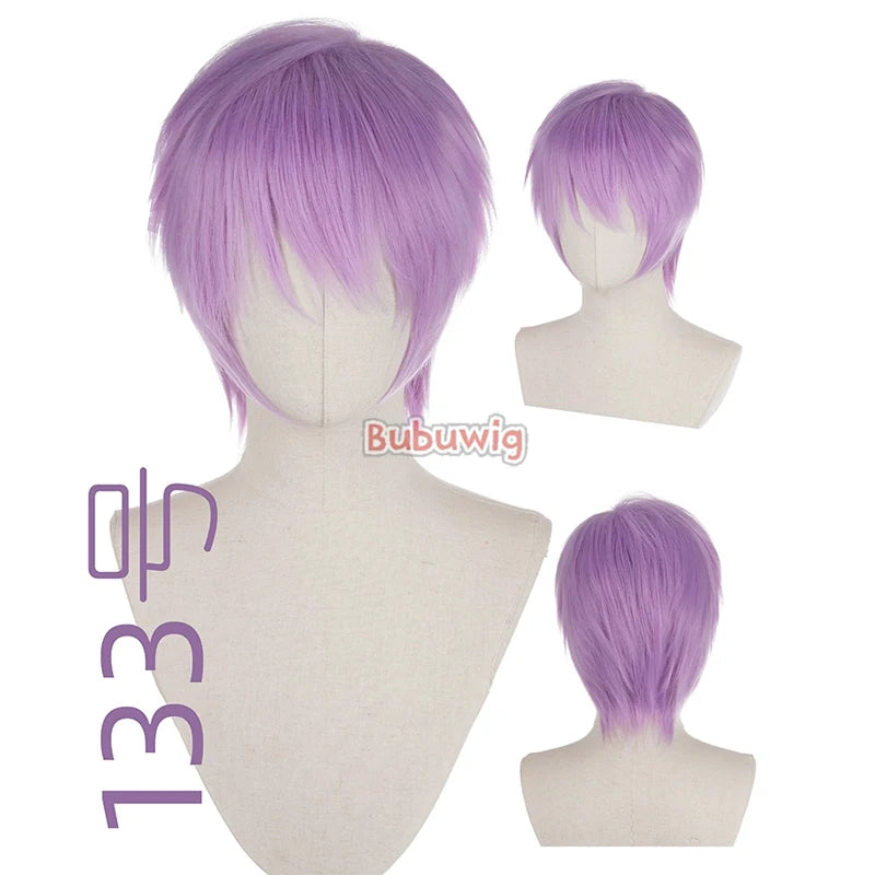 Bubuwig Synthetic Hair Short Straight Cosplay Wig – 70+ Colors, 12 Inch