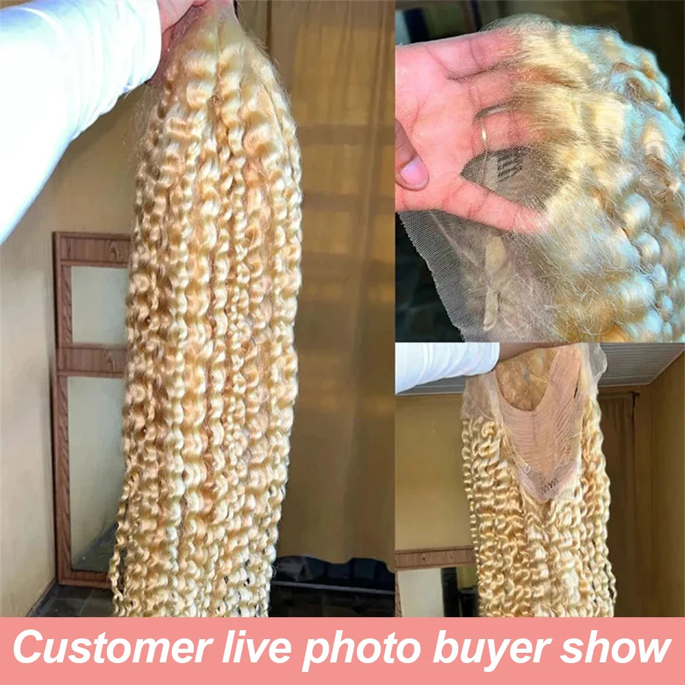 613 Blonde Deep Loose Wave HD Lace Frontal Wig – 13x4 / 13x6 Transparent Human Hair Wig