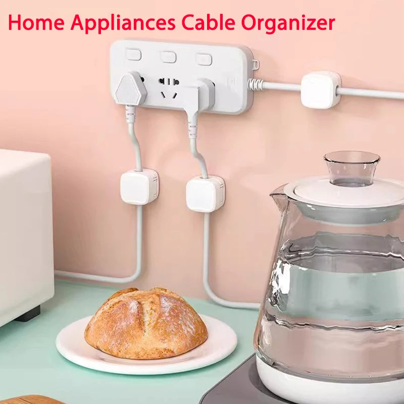Magnetic Cable Organizer – Adhesive Wire Clip Holder for Home & Office Desk Management