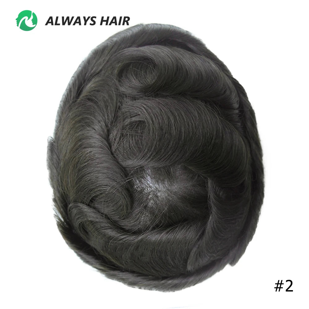 Australia Toupee for Men | French Lace & PU Base Human Hair System