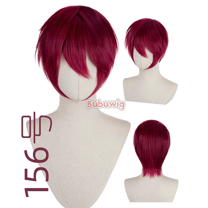 Bubuwig Synthetic Hair Short Straight Cosplay Wig – 70+ Colors, 12 Inch
