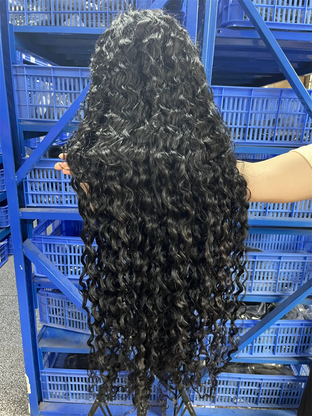 40 & 46 Inch Water Wave Deep Wave Lace Front Wig – 13x6 HD Lace, 7x5 Glueless, 300% Density