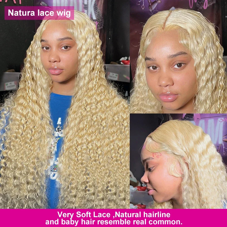 30 Inch 613 Deep Wave Lace Frontal Wig – HD Transparent 13x6 / 13x4, Pre-Plucked, 250% Density