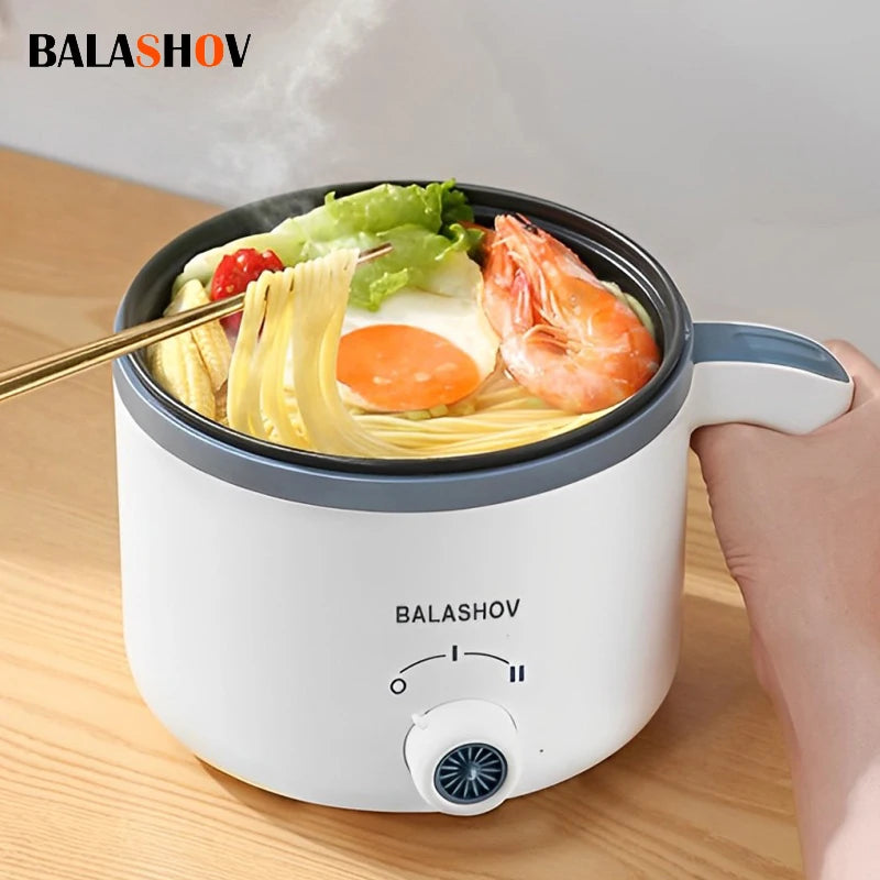 Smart Mini Electric Rice Cooker (0.8L) — Compact MultiCooker for 1–2 People, Non-Stick & Auto Shut-Off