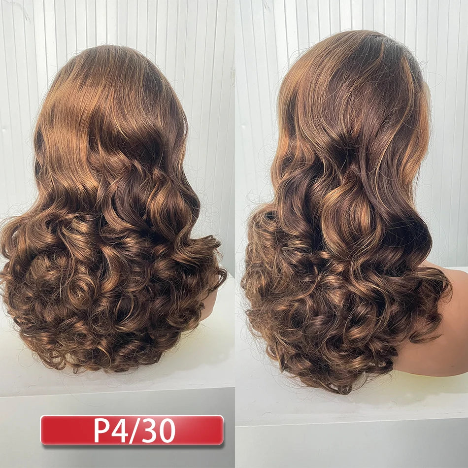 Glueless Loose Wave Human Hair Wig 13x4 HD Transparent Lace · 250% Density · 18–24 Inch