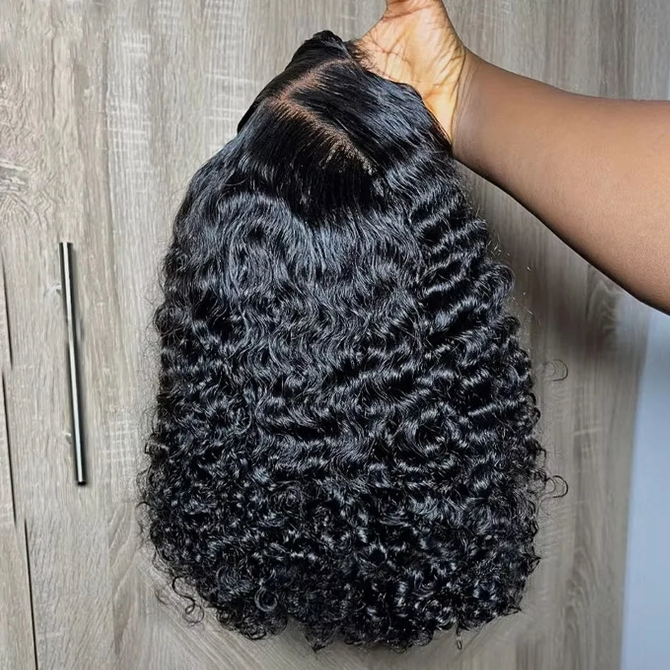 Brazilian Glueless Curly Bob Wig (Deep Water Wave) | HD Lace Front 13x4 / 13x6 | 100% Remy Human Hair