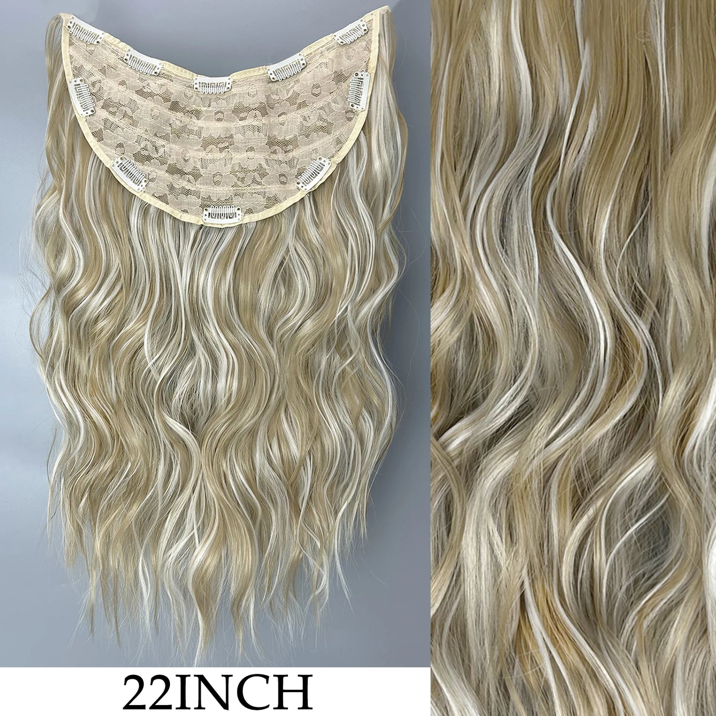 7Pcs Clip-in Hair Extensions | 24 Inch Straight | 60 Colors | Heat Resistant Fiber