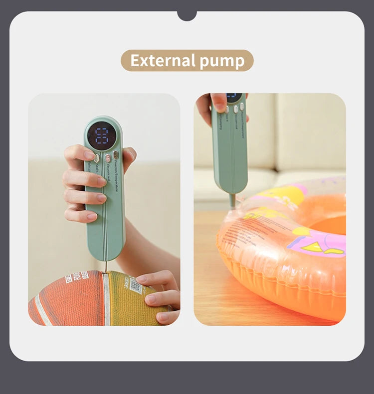 Mini Portable Vacuum Sealer – USB Rechargeable Wireless Food Saver for Dry & Moist Preservation Bags