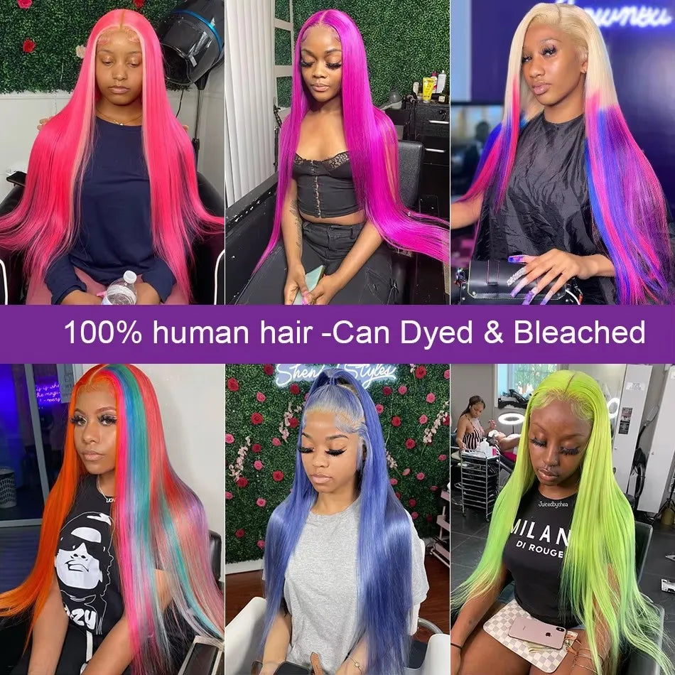 613 Blonde 13x6 HD Lace Front Wig – 100% Human Hair, 250% Density, 30 Inch Straight Wig