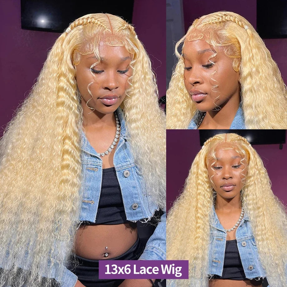 30 Inch 613 Deep Wave Lace Frontal Wig – HD Transparent 13x6 / 13x4, Pre-Plucked, 250% Density