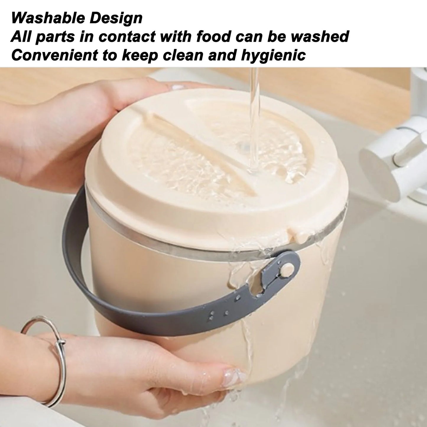 12V Portable Electric Lunch Box 1.2L Fast Heating for Travel Office Washable Food Warmer