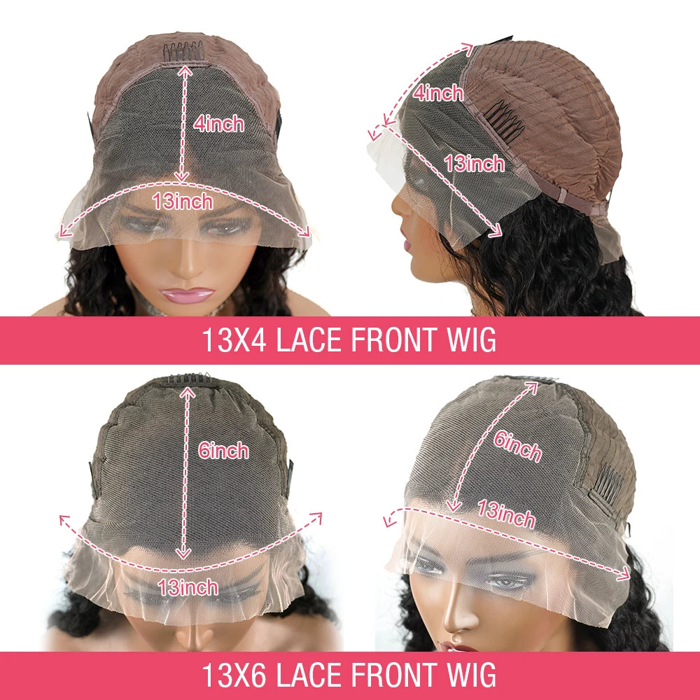 Straight 13x6 HD Transparent Lace Frontal Wig – 250% Density Raw Vietnamese Human Hair