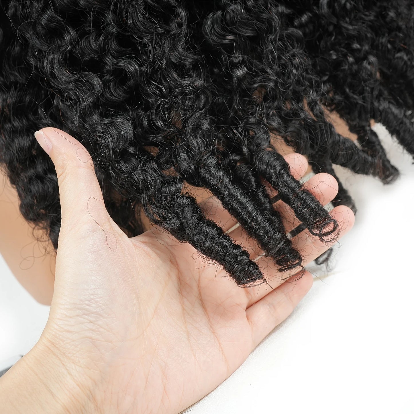 Burmese Curly 200% Density HD Transparent Lace Front Human Hair Wig (13x6 / 13x4 / 7x6)