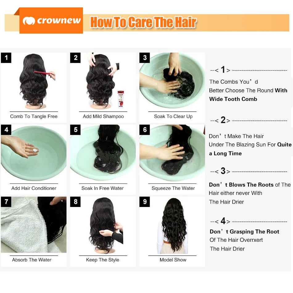 P1B-30 Ombre Body Wave 13x6 HD Lace Front Wig (Pre-Plucked, 200% Density) – Brazilian Remy Human Hair