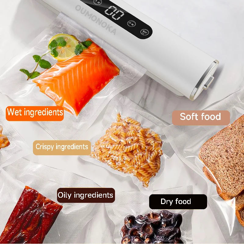 Multi-Mode Electric Food Vacuum Sealer Machine | Freshness Lock for Meat, Vegetables & Sous Vide – 30cm Seal Length
