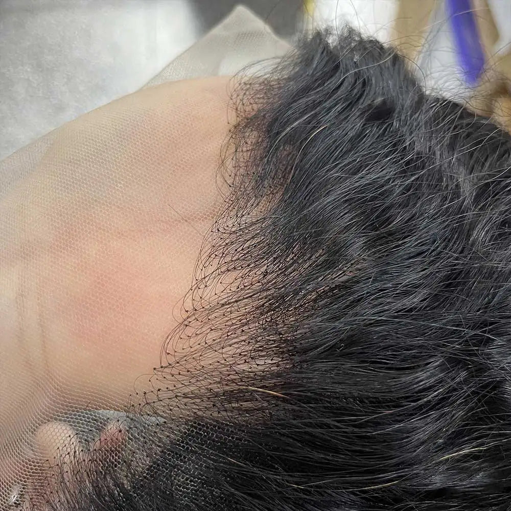 40–50 Inch HD 13x6 Deep Wave Lace Front Human Hair Wig (Brazilian Remy, 300 Density)