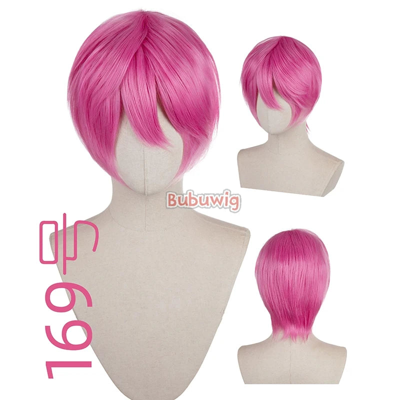 Bubuwig Synthetic Hair Short Straight Cosplay Wig – 70+ Colors, 12 Inch