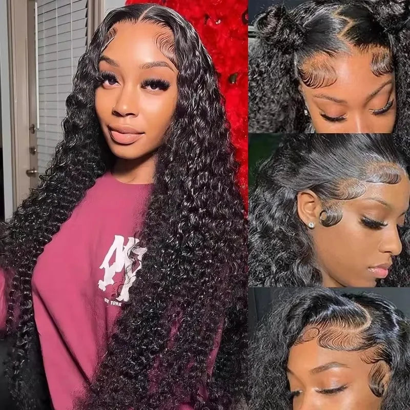 Deep Wave HD Lace Wig | Curly Human Hair 13x4 / 13x6 / 360 Lace Front