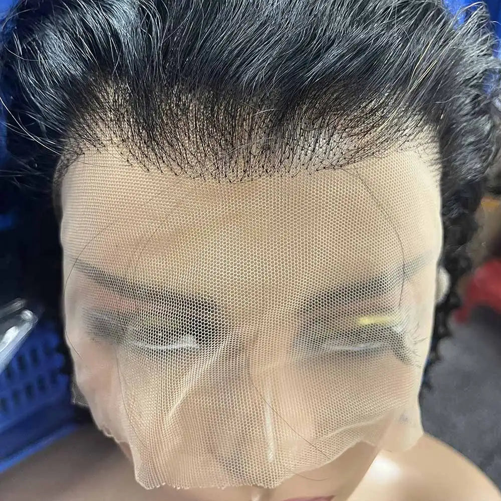 300% High Density HD Lace Front Wig (13x4 / 13x6) – Brazilian Remy Deep Wave Human Hair, Glueless (40–50 Inch)