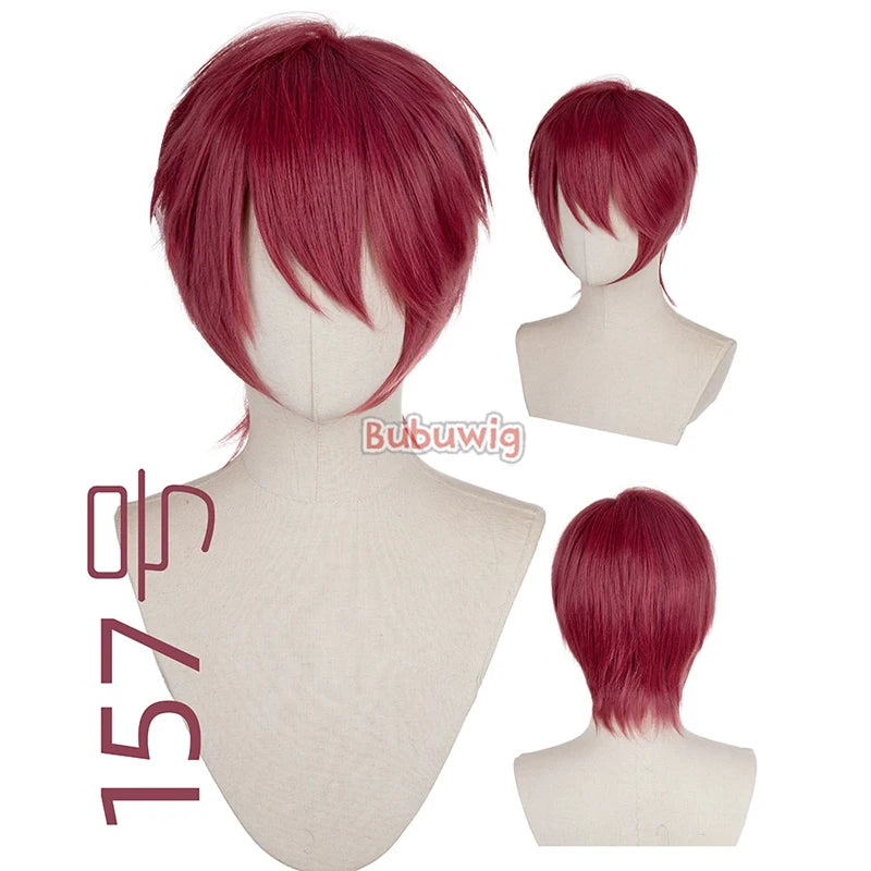 Bubuwig Synthetic Hair Short Straight Cosplay Wig – 70+ Colors, 12 Inch