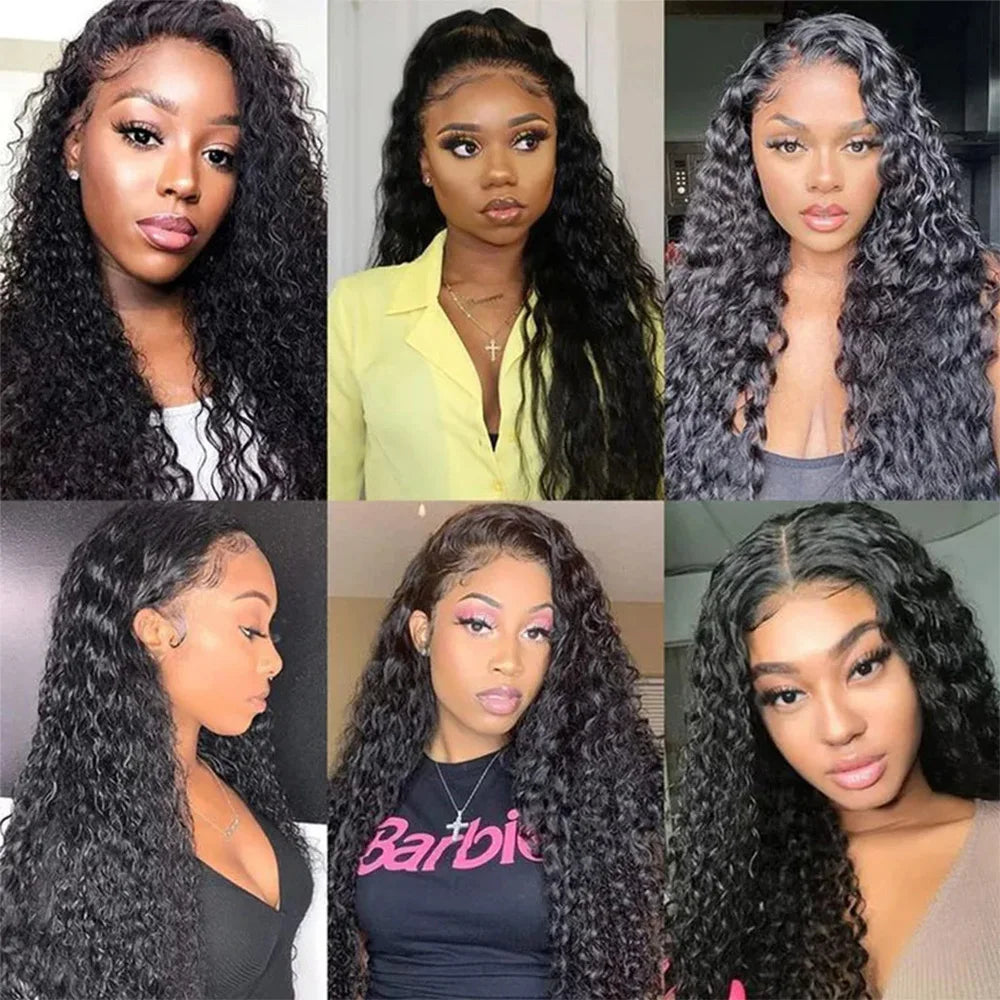 38 Inch Deep Wave 13x6 Lace Front Human Hair Wig (5x5 Closure, 360 Lace, 200% Density, Brazilian Remy)