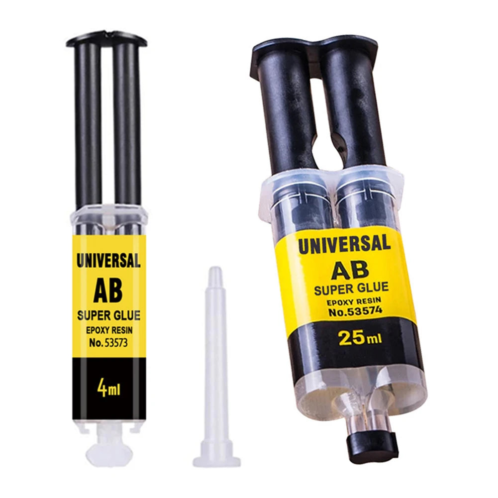 Epoxy Resin AB Glue – Waterproof Fast Adhesive for Wood, Metal & Plastic Repair (4/25ml)