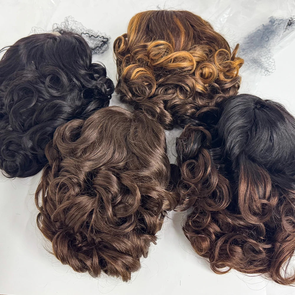 250% Density 5x5 Lace Closure Short Loose Bouncy Wig – 100% Virgin Vietnamese Human Hair (4–16 inch)