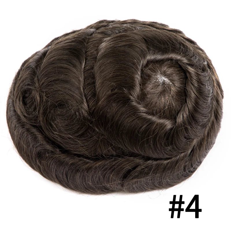 Men's Lace & PU Base Toupee | Australia Base Hair System for Men