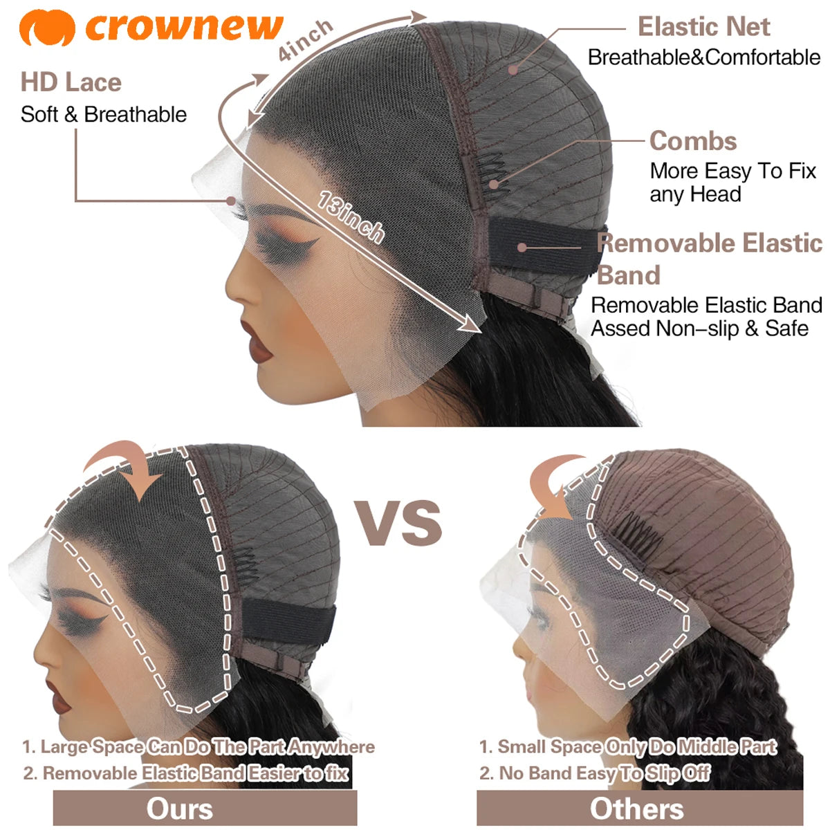 P1B-30 Ombre Body Wave 13x6 HD Lace Front Wig (Pre-Plucked, 200% Density) – Brazilian Remy Human Hair