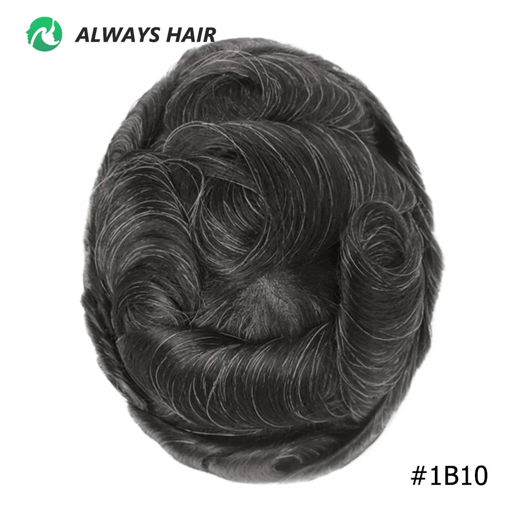 Australia Toupee for Men | French Lace & PU Base Human Hair System