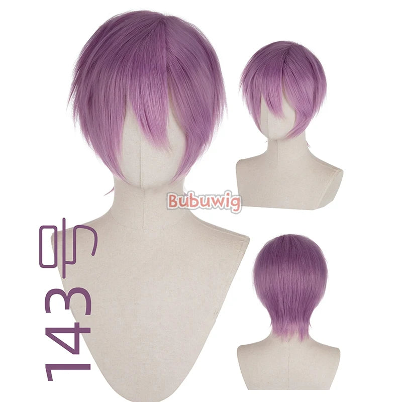 Bubuwig Synthetic Hair Short Straight Cosplay Wig – 70+ Colors, 12 Inch