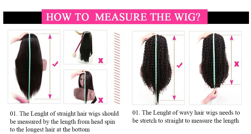Kinky Curly Half Wig 200% Density Human Hair Clip-In Glueless Wig