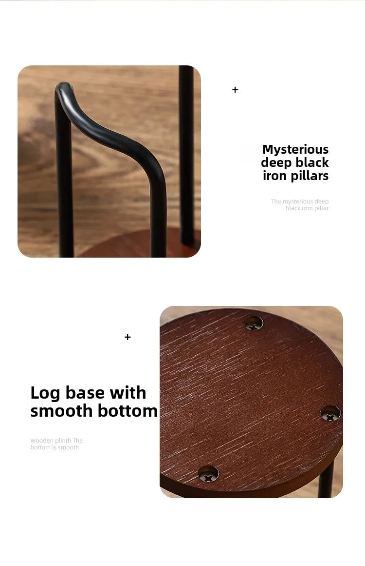 Wooden Disposable Cup Holder – Tea & Water Cup Dispenser Rack Organizer