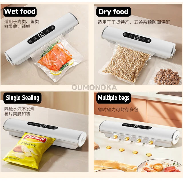 Multi-Mode Electric Food Vacuum Sealer Machine | Freshness Lock for Meat, Vegetables & Sous Vide – 30cm Seal Length