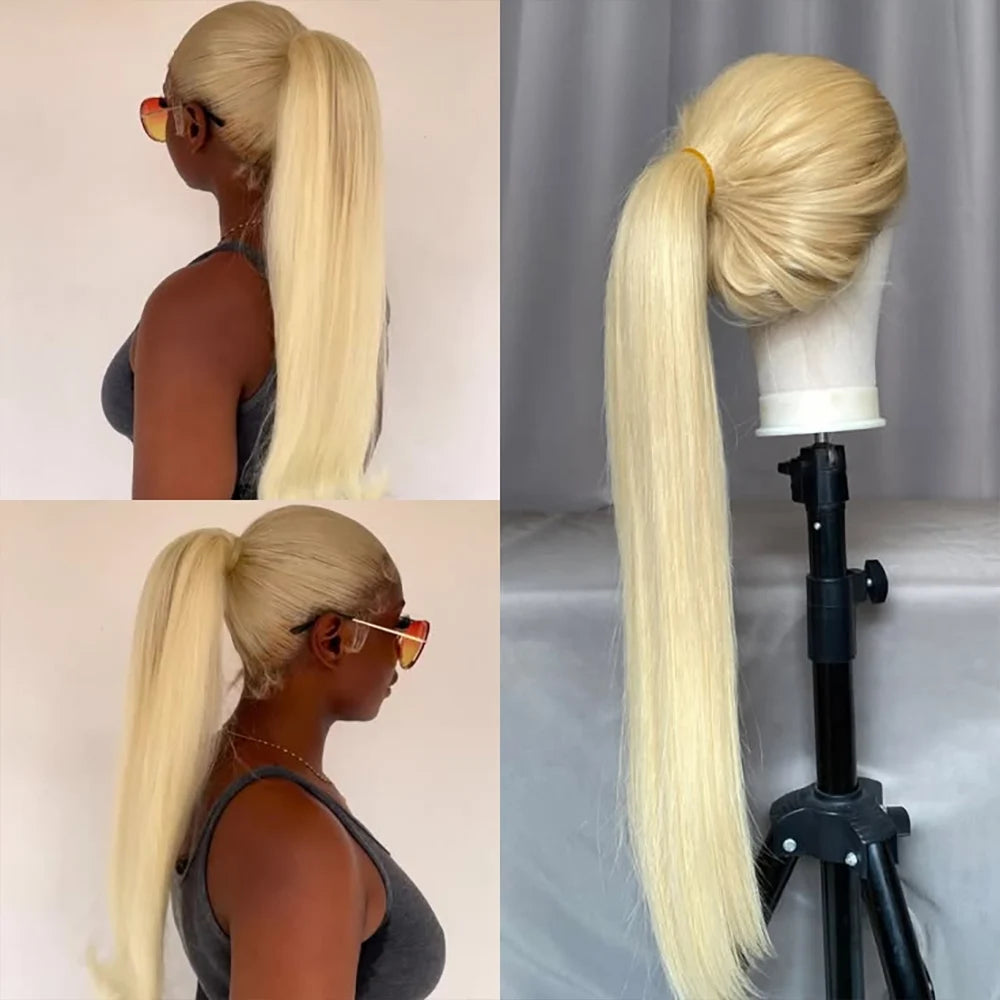 613 Blonde HD Lace Front Wig | 13x4 13x6 360 Transparent Lace | Brazilian Straight Human Hair | 200%-250% Density