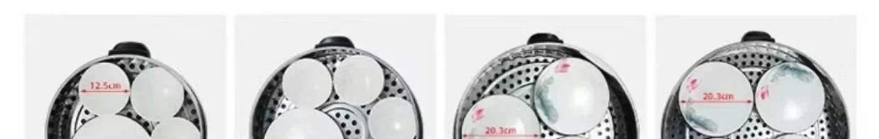 Commercial Stainless Steel Electric Steamer – Large Capacity 3-Tier Cooker