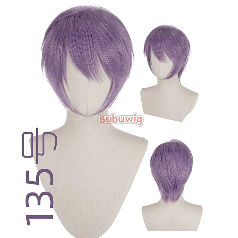 Bubuwig Synthetic Hair Short Straight Cosplay Wig – 70+ Colors, 12 Inch