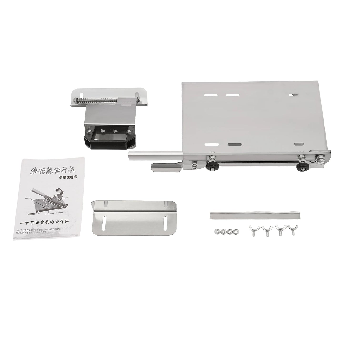 Manual Frozen Meat Slicer,Stainless Steel Meat Cutter,Meat Chopper Slicer Suitable for Meat,Vegetables,Frozen Meat