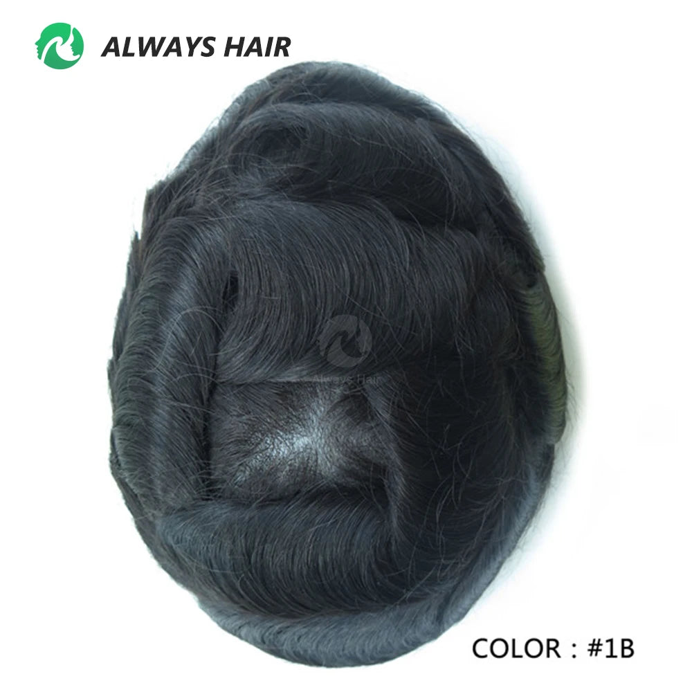 Australia Toupee for Men | French Lace & PU Base Human Hair System