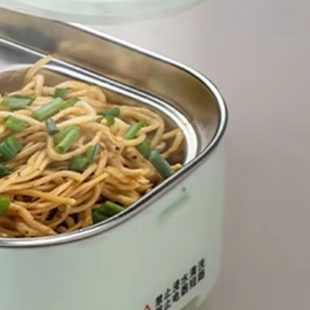 304 Stainless Electric Lunch Box – Plug-In 1 L Constant-Temperature Food Warmer