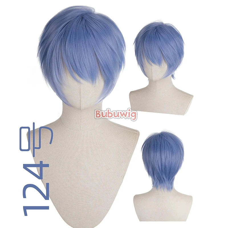 Bubuwig Synthetic Hair Short Straight Cosplay Wig – 70+ Colors, 12 Inch