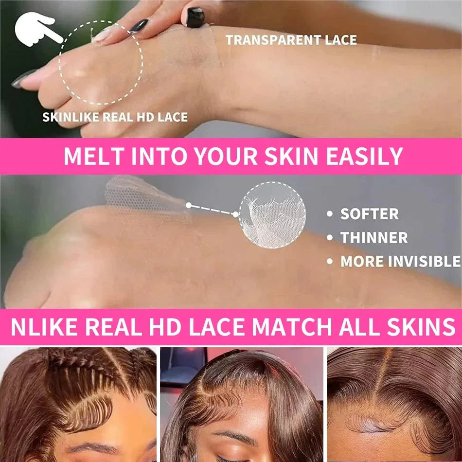 Chocolate Brown Curly HD Lace Front Wig (13x4 / 13x6, Glueless-Ready)